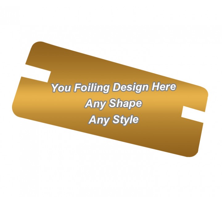 Golden Foiling - Backing Card Printing Golden Foiling - Backing Card Printing