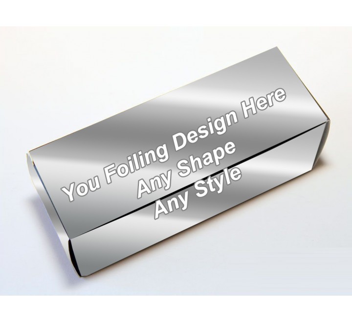Silver Foiling - Golf Ball Boxes Silver Foiling - Golf Ball Boxes
